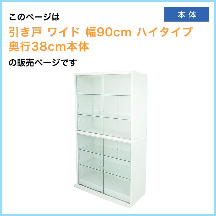 地球家具 コレクションラック DIO ディオ 引き戸 本体 幅90cmワイド