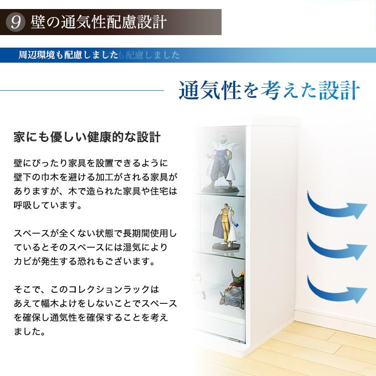 地球家具 コレクションラック DIO ディオ 引き戸 本体 幅90cmワイド