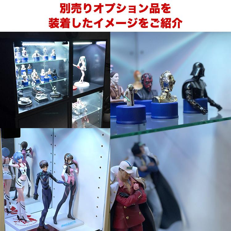 地球家具 コレクションキューブボックス ガラス扉タイプ用オプション
