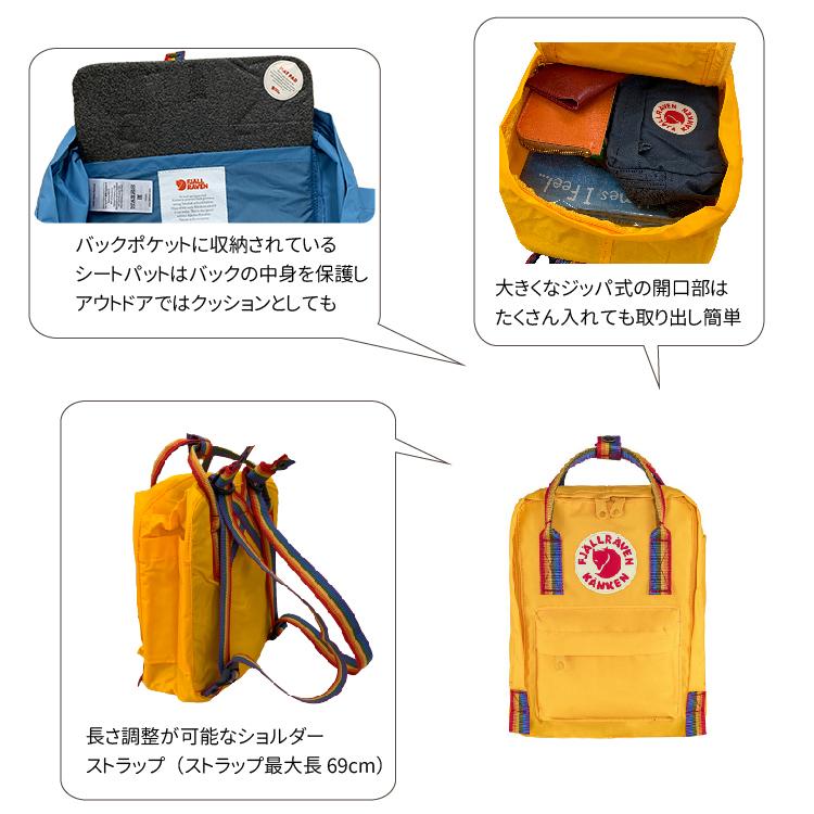 Fjallraven Kanken フェールラーベン FJALLRAVEN Rainbow Mini F23621
