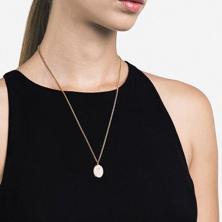 Miansai ミアンサイ ネックレス Mini Dove Necklace 14k Gold Teal 