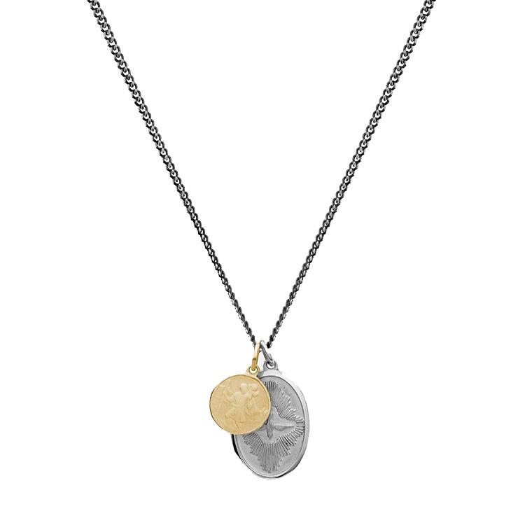 Miansai シルバー Dove ネックレス Dove Pendant Necklace, Sterling Silver | Men's Necklaces