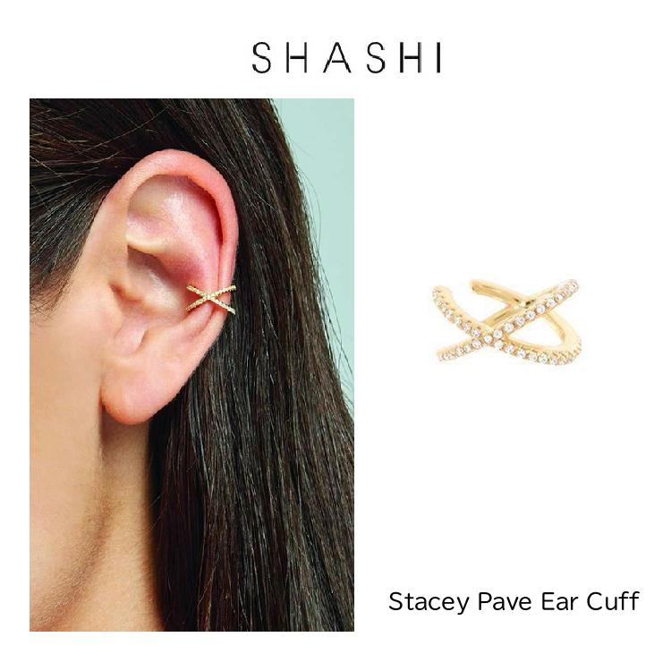SHASHI Etoile Ear Cuff Stacey Pave Ear Cuff シャシ ピアス
