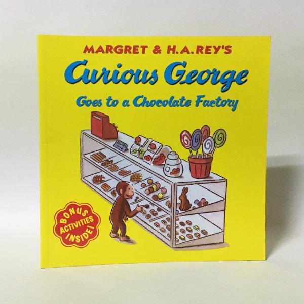 Curious George Goes to a Chocolate Factory（洋書：英語版 中古）｜chikyuyabooks