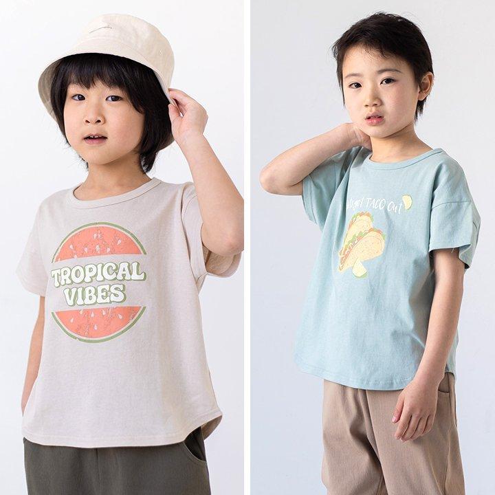 キッズ 半袖 Tシャツ ベビー服 子供服 イラスト 男の子 女の子 天竺 トップス 綿100 Chil2 1 M便 1 夏服 100 90 110 最大87 オフ 80 2 130cm 夏