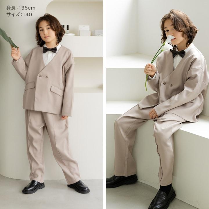 chil2 フォーマル 2点セット スーツ キッズ 子供服 ジャケット ノー