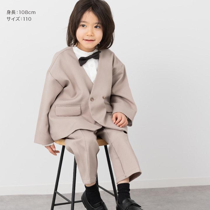 chil2 フォーマル 2点セット スーツ キッズ 子供服 ジャケット ノー