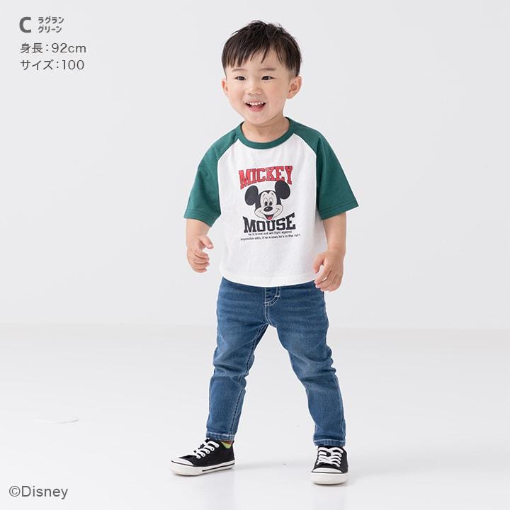 ゆうパケ送料無料 ミッキーマウス キッズ 半袖 Tシャツ 子供服 男の子  