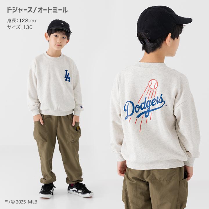 MLB トレーナー キッズ 子供服 ベビー服 男の子 女の子 ロゴ 裏毛 ヤンキース ドジャース パドレス 秋 90 100 110 120 130 140 150 160cm [M便 1/1] | MLB | 08