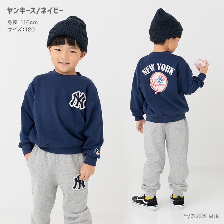 MLB トレーナー キッズ 子供服 ベビー服 男の子 女の子 ロゴ 裏毛 ヤンキース ドジャース パドレス 秋 90 100 110 120 130 140 150 160cm [M便 1/1] | MLB | 11