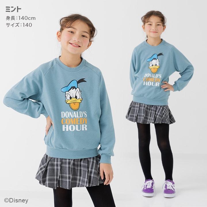 Disney（ディズニー） トレーナー キッズ 子供服 ピグメント 長袖