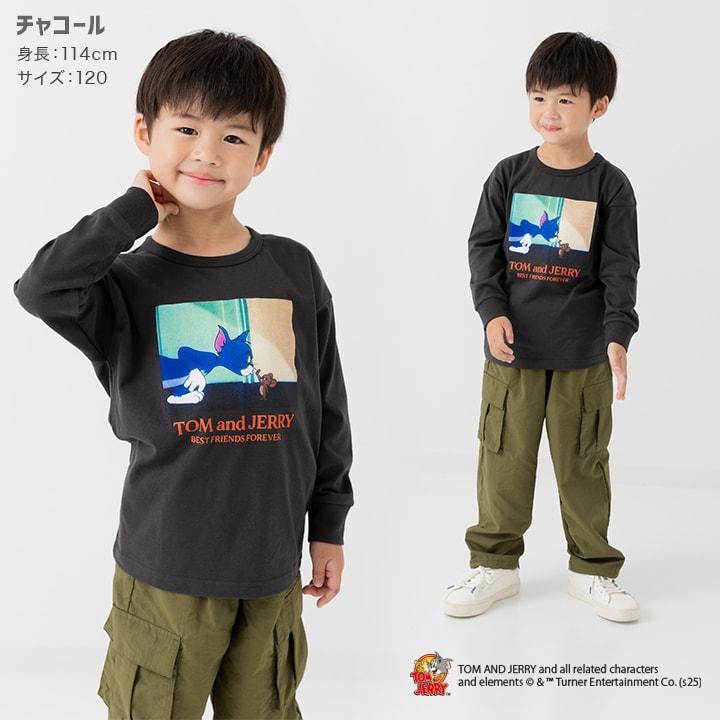 chil2 在庫処分 トムとジェリー キッズ 長袖 Tシャツ べビー服 子供服