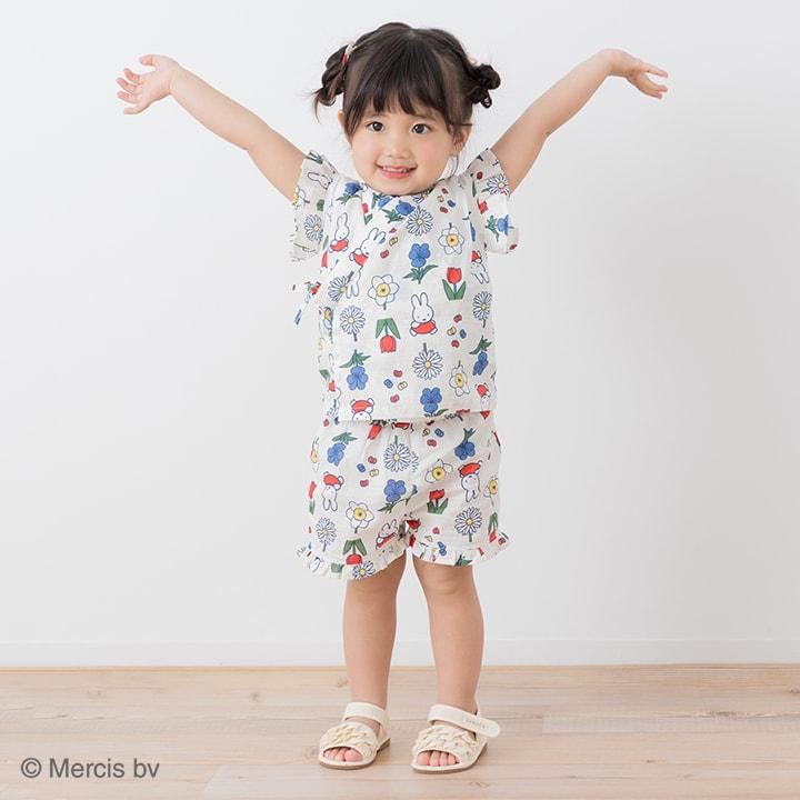 Miffy（ミッフィー） キッズ 子供服 甚平セット ベビー 浴衣 Set