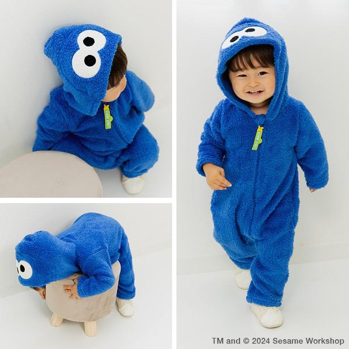 SESAME STREET（セサミストリート） カバーオール ロンパース 長袖