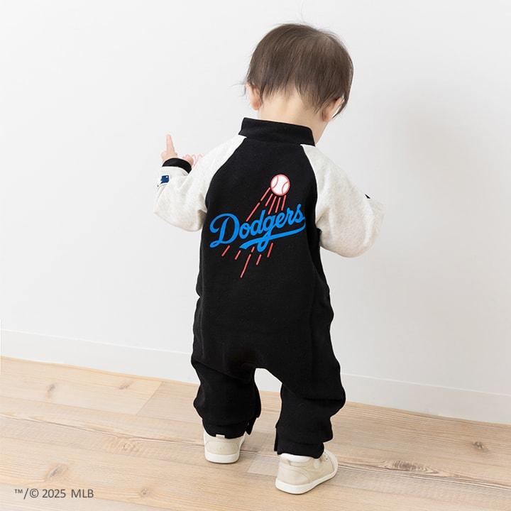 MLB カバーオール ロンパース ベビー 子供服 長袖 メジャーリーグ