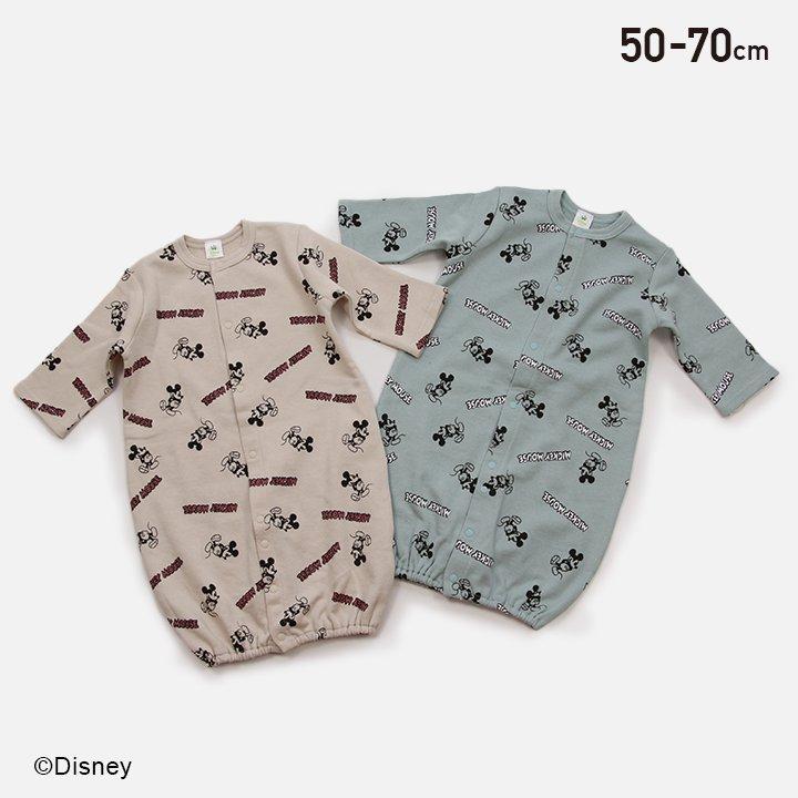 子供服 ツーウェイオール ロンパース カバーオール ミッキーマウス 新生児 赤ちゃん ベビー服 長袖 男の子 女の子 裏毛 綿100 ディズニー Disney 秋 Chil2 通販 Yahoo ショッピング