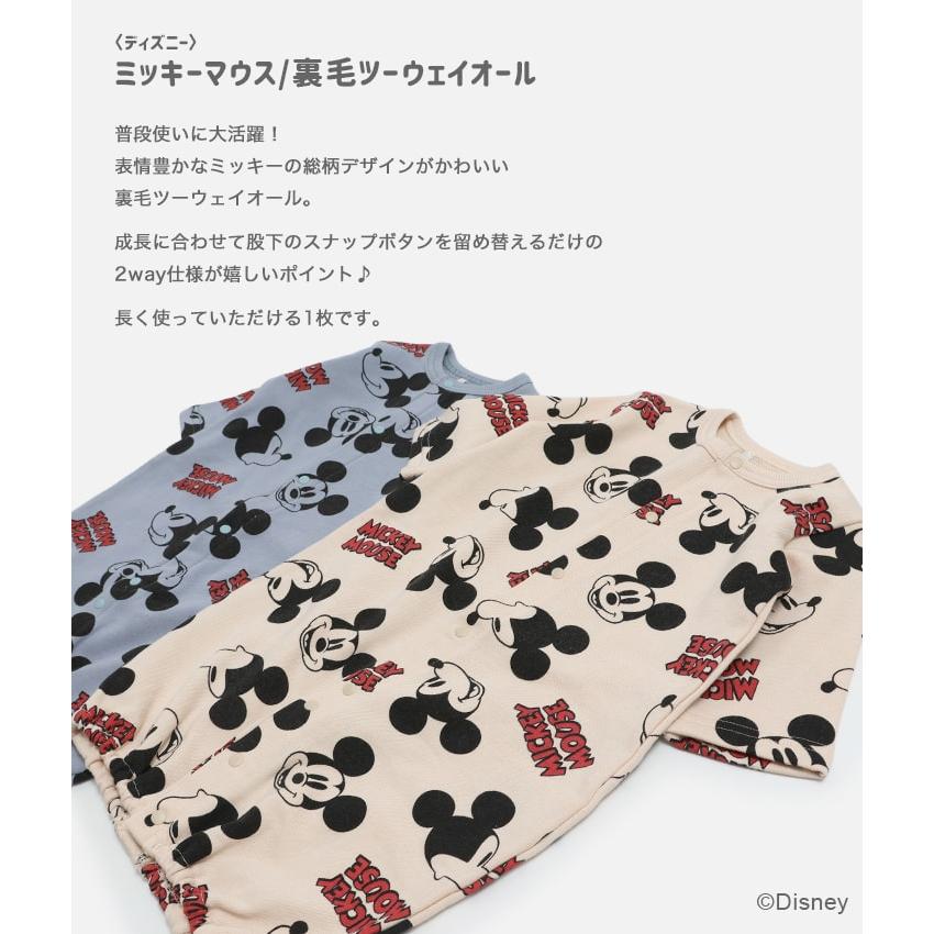 ミッキーマウス柄ロンパース 95cm Disney ミッキーマウス ツーウェイオール ロンパース