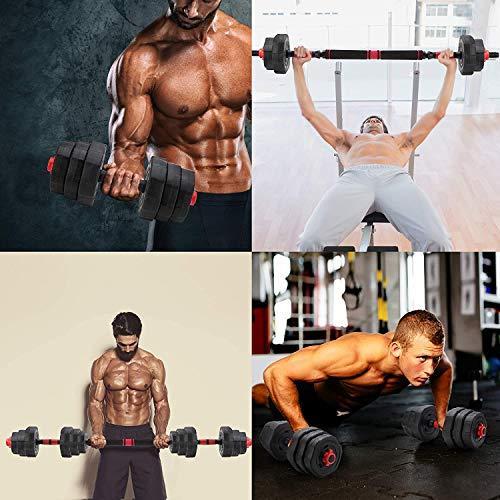 最新な ダンベルセット バーベル 可変式 ダンベル Oture バーベルセット 滑 環境にやさしい材料 静音 筋力トレーニング ウエイトトレーニング Www Solidarite Numerique Fr