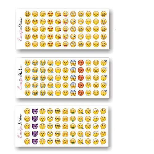 Hj 絵文字ステッカー Emoji おしゃれ シール 車 メモ帳 5枚セット Mne Chill 通販 Yahoo ショッピング