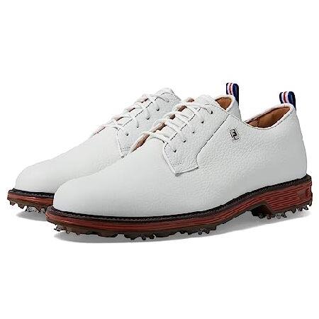 FootJoy Premiere Series Herren Golfschuhe - Weiß Mit Kalbsleder & Performance-Außensohle