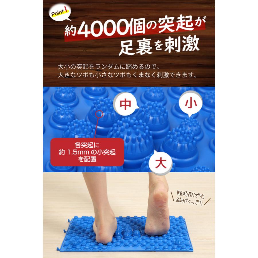 足つぼ 健康マット ドラゴンマット 1枚入り 足つぼマット マット 足つぼマット 足ツボ 足ツボマット 足踏みマット グッズ ツボ押し 跡が残る 痛い  洗える |  | 05
