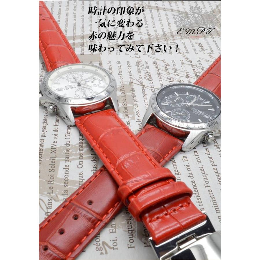 腕時計替えバンドCOLORS Dバックルタイプ ザレッド 20mm 替えバンド セット |  | 05