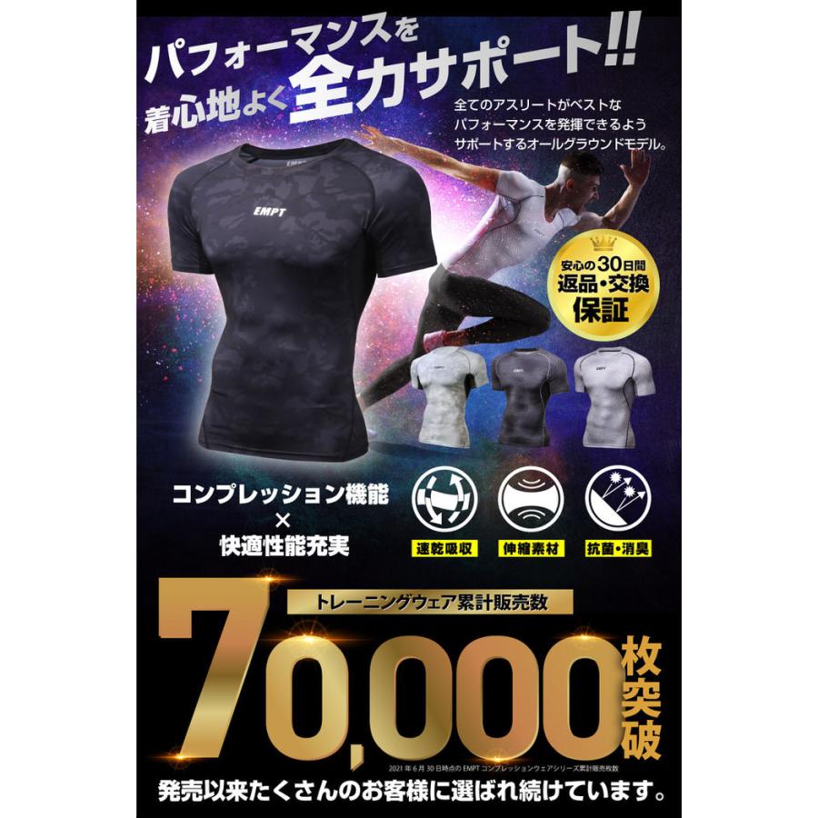 Empt メンズ コンプレッションウェア パイソン カモフラ コンプレッションウェア スポーツウェア 夏用 夏 半袖 Tシャツ おしゃれ 大きいサイズ 小さいサイズ ジ Em Chillin 通販 Yahoo ショッピング