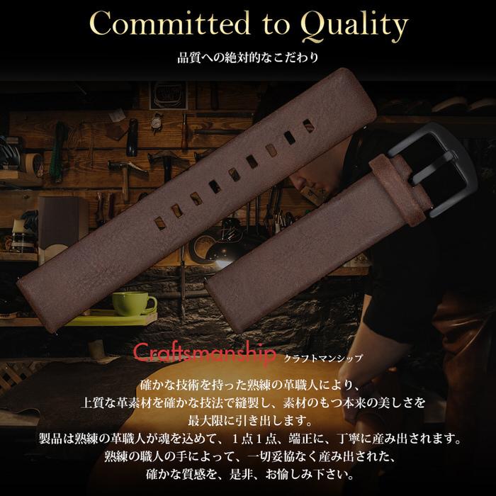 時計ベルト シンプル プレーン 腕時計 ベルト お洒落 メンズ 交換 替えバンド 男性 ビジネス ギフト かっこいい  18mm 20mm 22mm |  | 05