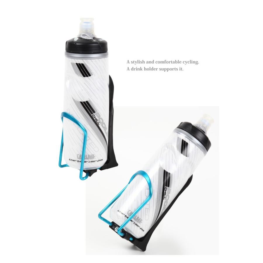 調整可能自転車ドリンクホルダー ボトルケージ ボトルホルダー 黒 赤 金 銀 青 ブラック レッド ゴールド シルバー ブルー おしゃれ かっこいい ロードレース 大 |  | 03