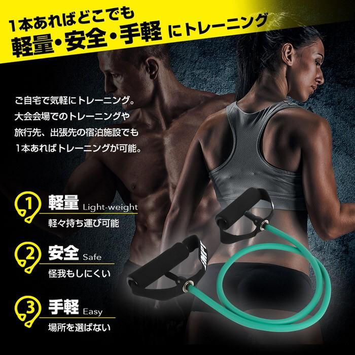 トレーニングチューブ 3本セット(ソフト ノーマル ハード) フィットネスチューブ セット 肩 背中 腰 腕 胸 フィットネスチューブ 筋トレ トレーニングチューブ |  | 03