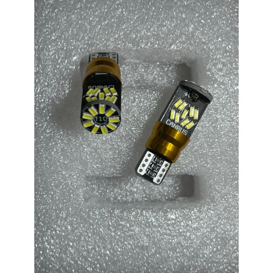 T10 バルブ LED 爆光 ポジションランプ ホワイト T16 1200lm 6000k