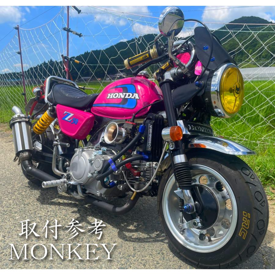 30mm 【1本〜OK!】バイク用 真鍮スーパーロングナット M6 M8 高ナット マフラー エキパイ フランジ 旧車 真鍮ナット｜chillminati｜14