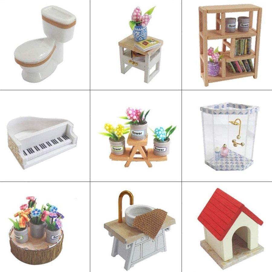 ミニチュアコレクション ドールハウス コレクションケース付き