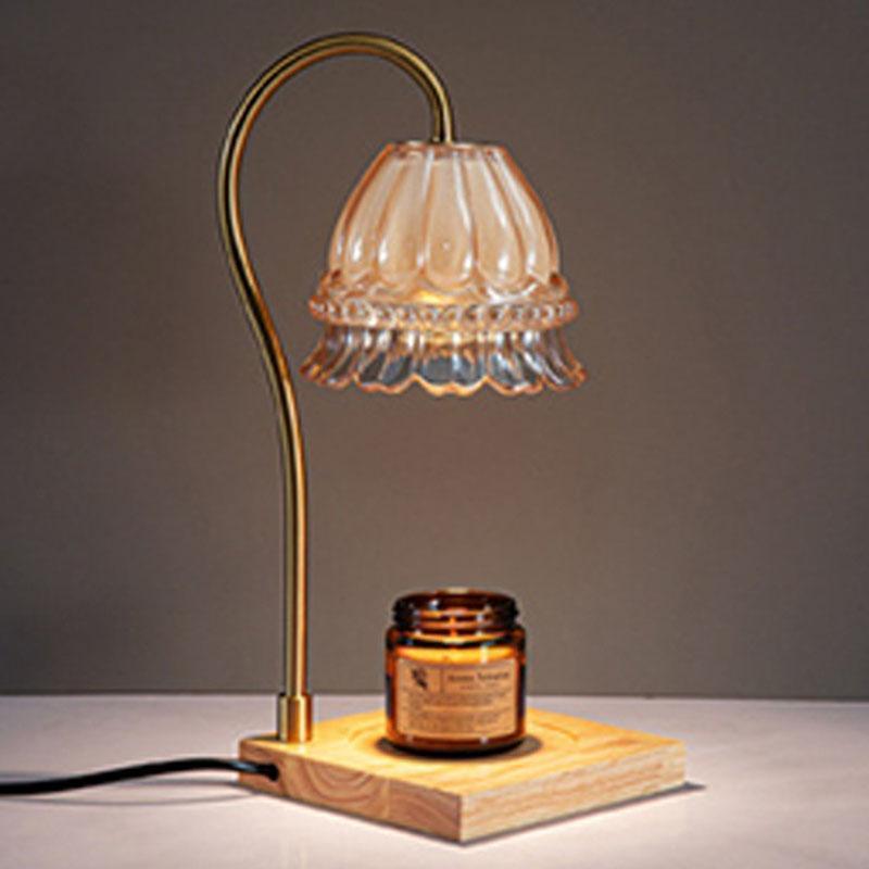 大理石デザインキャンドルウォーマー タイマー 無段階調光 キャンドル