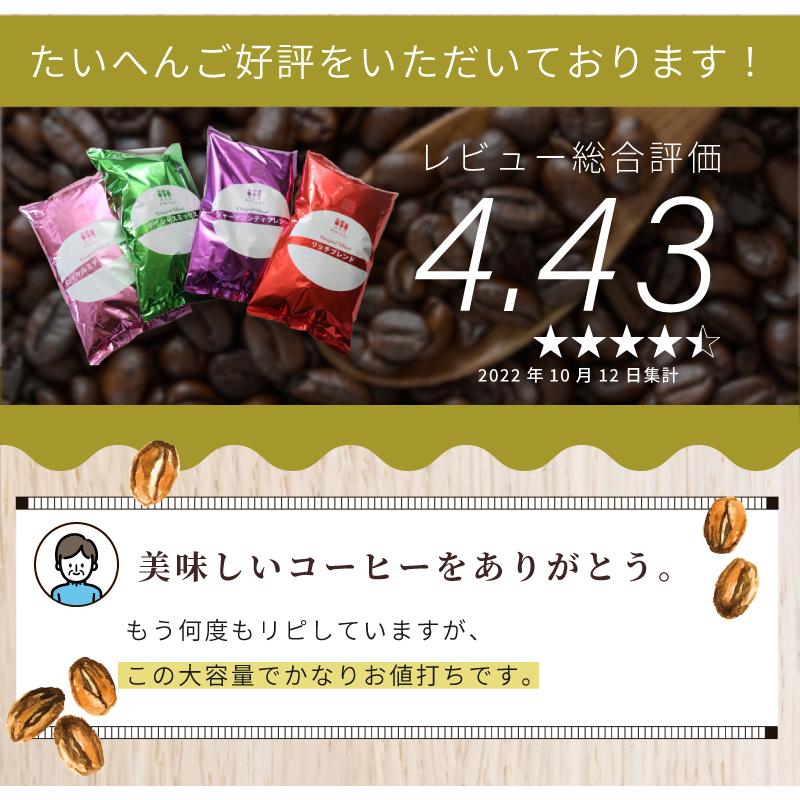 コーヒー豆 大入り福袋 4種類 2kg入り200杯分 500g × 4袋 飲み比べ コーヒー 珈琲 珈琲豆 コーヒー粉 チモトコーヒー｜chimoto-coffee｜05