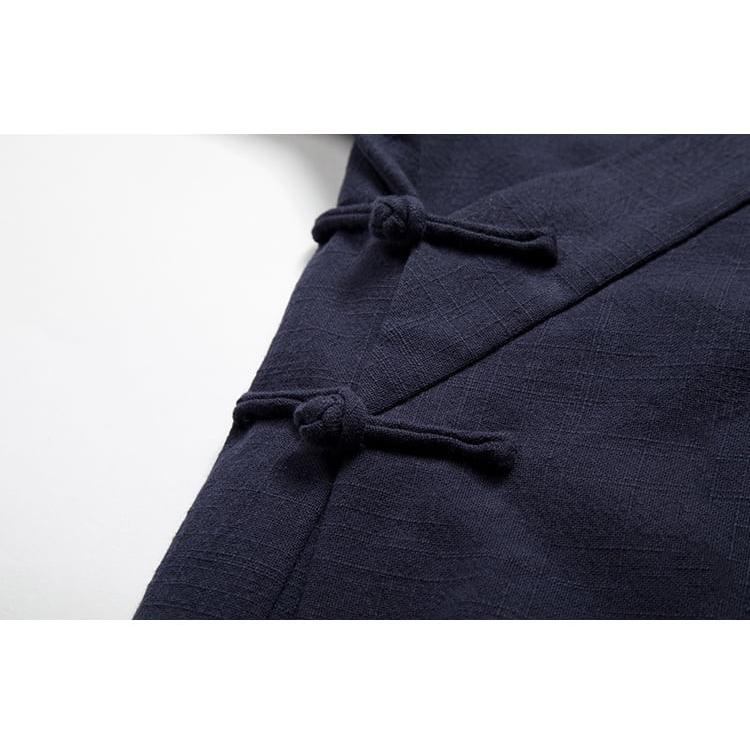 チャイナ服 メンズ 男性用 チャイナジャケット 漢服 斜め襟 交領