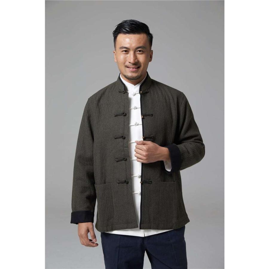 チャイナ服 カンフー服 ジャケット メンズ 男性用 チャイナジャケット