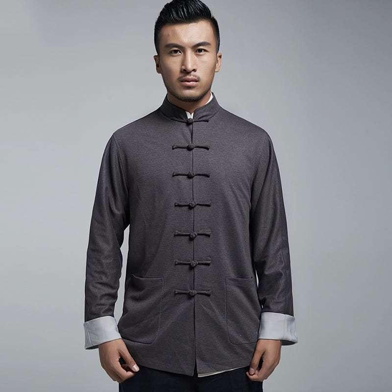 メンズ チャイナシャツジャケット チャイナ服 メンズ 男性用 カンフー服 ジャケット チャイナ