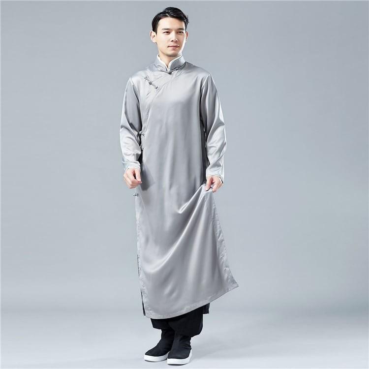 チャイナ服 チャンパオ パオ 長袍 メンズ 男性用 ロング 丈長 ローブ 中国服 コスプレ パーティ 結婚式 婚礼 中華服 中国服 サテン 送料無料 Chdlm チャイナカジュアル 通販 Yahoo ショッピング