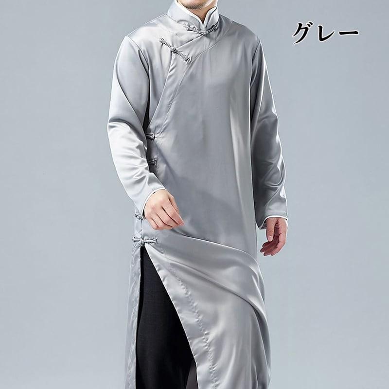 チャイナ服 チャンパオ パオ 長袍 メンズ 男性用 ロング 丈長 ローブ 中国服 コスプレ パーティ 結婚式 婚礼 中華服 中国服 サテン 送料無料 Chdlm チャイナカジュアル 通販 Yahoo ショッピング