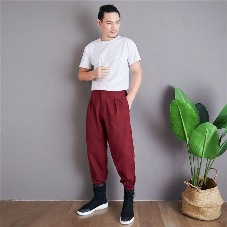 チャイナパンツ チャイナ服 メンズ 男性用 ボトムス カンフーパンツ