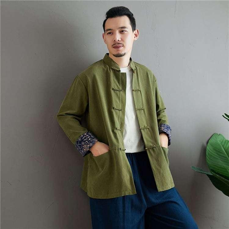 チャイナ服 メンズ チャイナジャケット カンフー服 唐装 民族 チャイナ服 メンズ チャイナジャケット カンフー服 唐装 民族