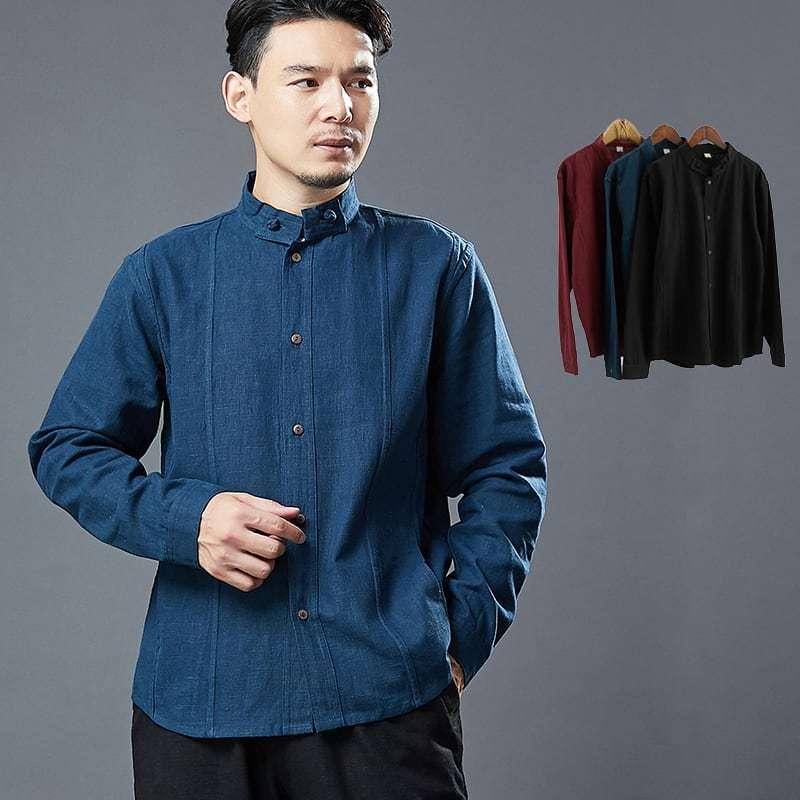 チャイナ服 メンズ 男性用 チャイナシャツ カンフーシャツ チャイナ服 メンズ 男性用 チャイナシャツ カンフーシャツ