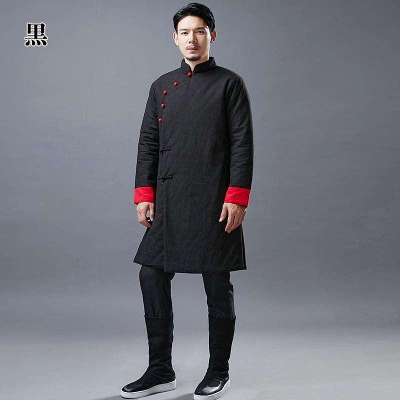 フォロー割済み　アウター チャイナ服 中綿 裏キルティング オーバーサイズ 楽天市場】キルティング チャイナジャケット メンズ アウター