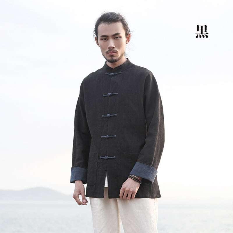 チャイナ服 メンズ チャイナシャツ カンフー服 唐装 カジュアル 中華服