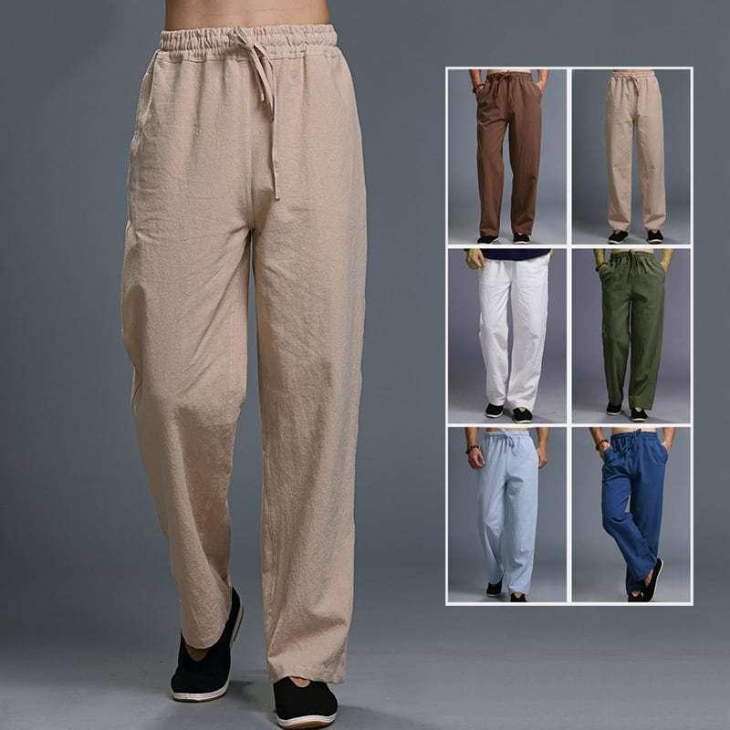 &ellecy アンドエルシー　和彫 カンフー チャイナパンツ チャイナ服 チャイナパンツ メンズ 男性用 カンフーパンツ 太極拳