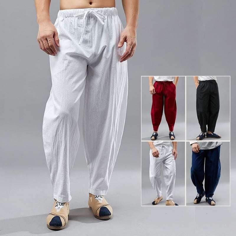 チャイナパンツ カンフーパンツ 太極拳パンツ 夏のパンツ 夏のボトムス