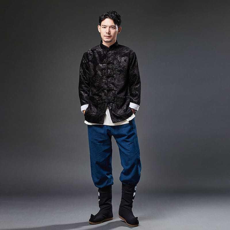 チャイナ服 ジャケット メンズ カンフー服 唐装 カジュアル 中華風