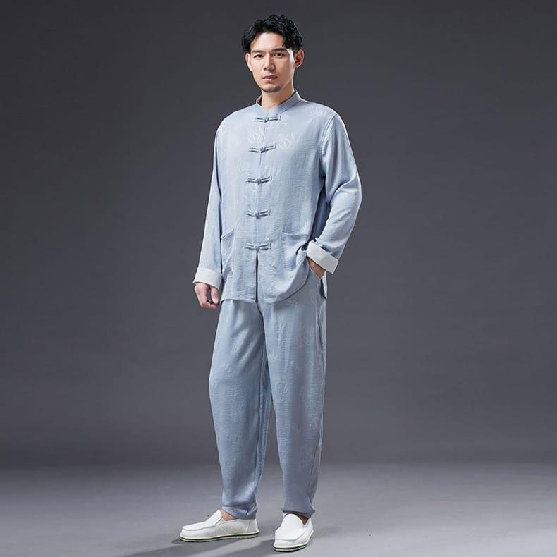 チャイナ服 メンズ 男性用 チャイナ服上下 上下セット チャイナ服 メンズ 男性用 チャイナ服上下 上下セット