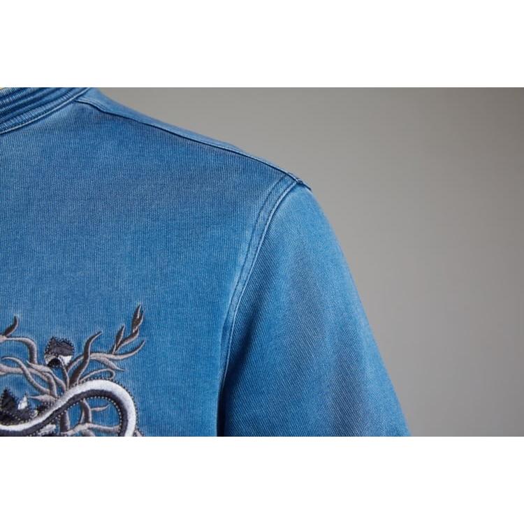 チャイナ服 メンズ 男性用 ジャケット デニム 送料無料 チャイナ